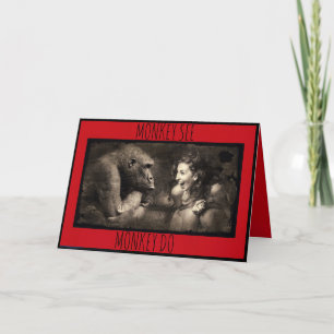 Monkey See Monkey Do Anniversary Card