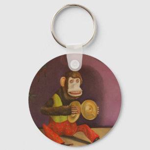 Monkey See Monkey Do Key Ring