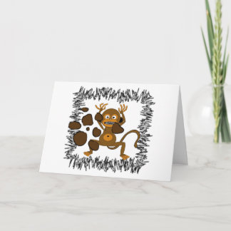 Monkey see Monkey doo - Happy Birthday Card