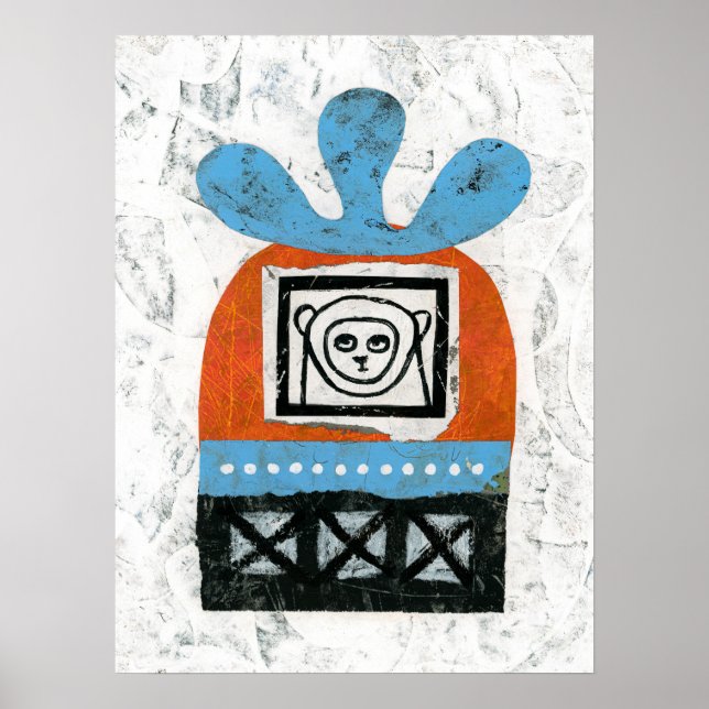 Monkey Sees All Poster Wall Art (Front)