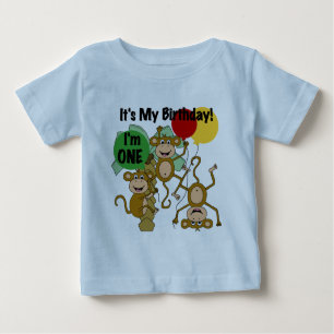 Monkey Shine 1st Birthday Tshirts and Gifts