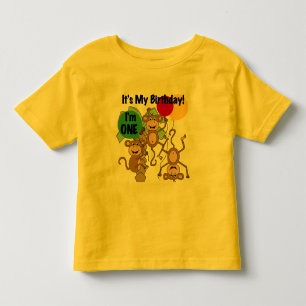 Monkey Shine 1st Birthday Tshirts and Gifts