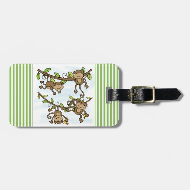Monkey Shine Luggage Tag (Front Horizontal)