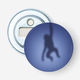 Monkey silhouette bottle opener