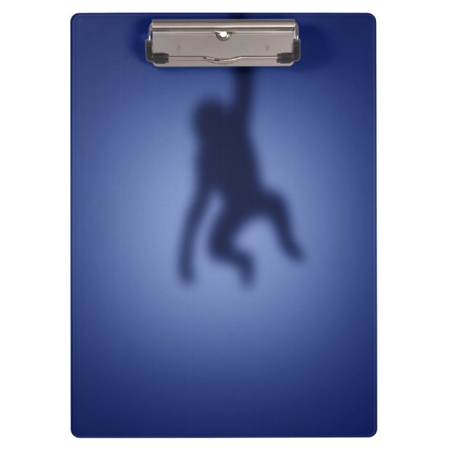 Monkey silhouette clipboard (Front)