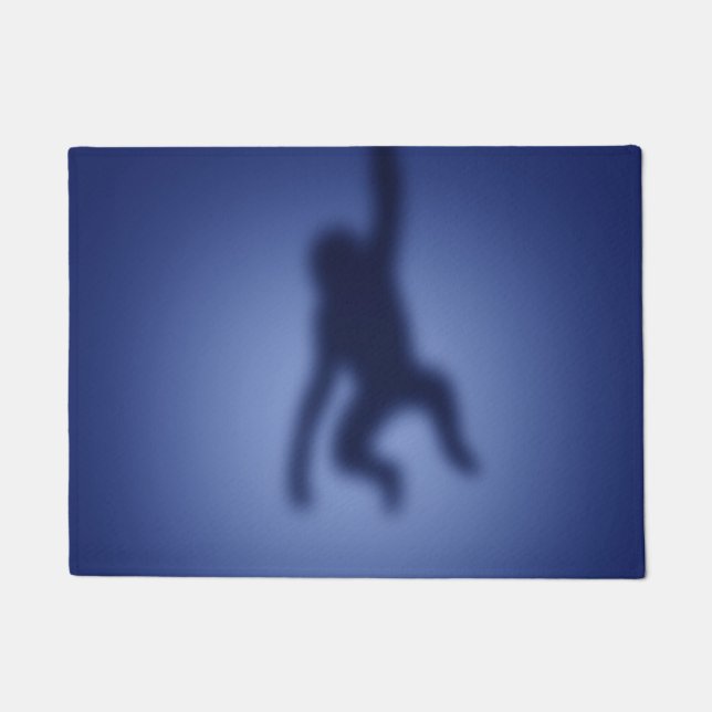 Monkey silhouette doormat (Front)
