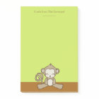 Monkey Sitting Down Looking Happy Cute & Kawaii