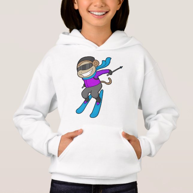 Monkey Skier Ski (Front)