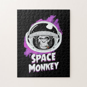 Monkey Space Monkey Jigsaw Puzzle