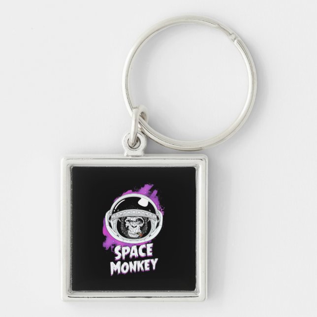 Monkey Space Monkey Key Ring (Front)