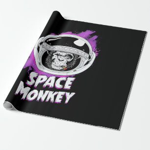 Monkey Space Monkey Wrapping Paper
