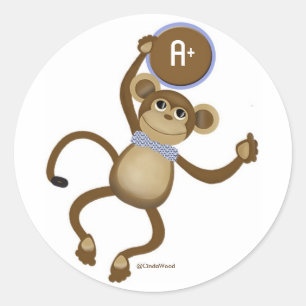Monkey Sticker