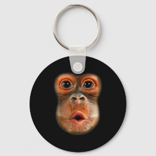 Monkey Stomach Funny Meme Cool Viral Video  Key Ring