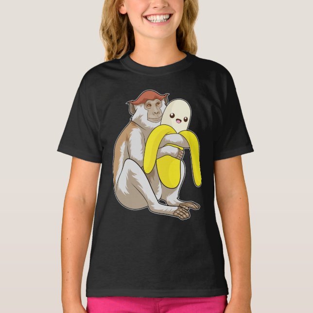 Monkey Stuffed animal T-Shirt (Front)