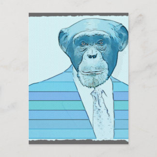 Monkey Suit Postcard