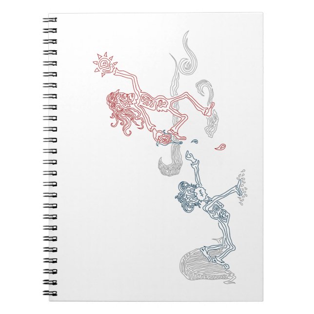 monkey sun snatcher spiral notebook (Front)