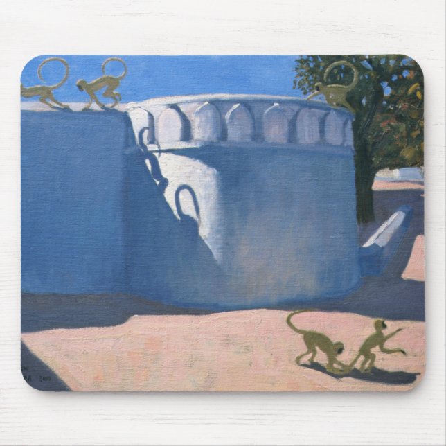 Monkey Temple India 2000 Mouse Pad (Front)