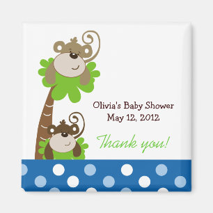 MONKEY TIME (Blue Dot) Favour Magnet