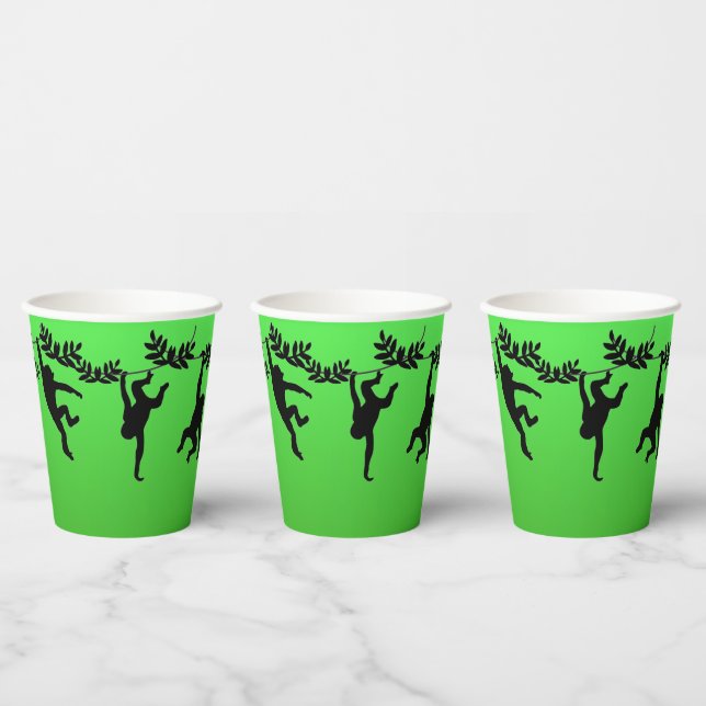 Monkey Troop Paper Cups (Multi)