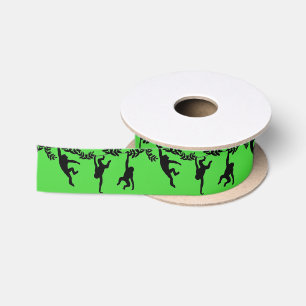 Monkey Troop Satin Ribbon