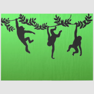 Monkey Troop Tissue Paper