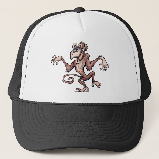 Monkey Trucker Hat (Front)