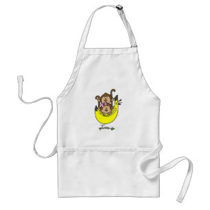 Monkey Twin Boy and Girl Tshirts and Gifts Standard Apron