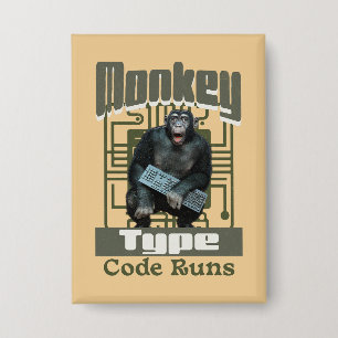 Monkey Type, Code Runs Funny Full-Stack Developer
