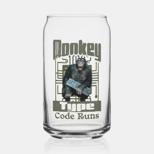 Monkey Type, Code Runs Funny Full-Stack Developer  Can Glass
