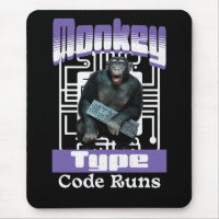 Monkey Type, Code Runs Funny Full-Stack Developer