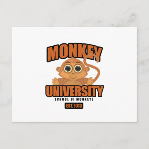 Monkey University Postcard