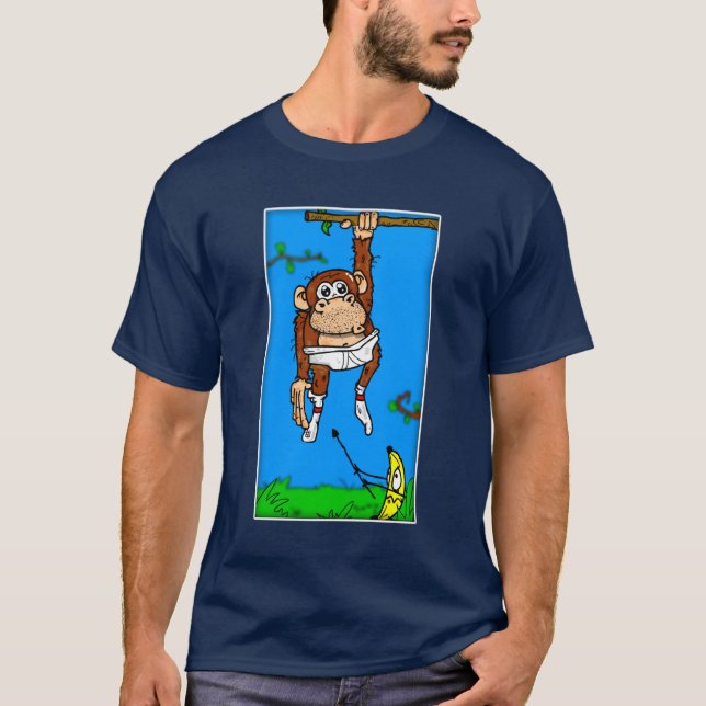 Monkey v. Banana T-Shirt (Front)