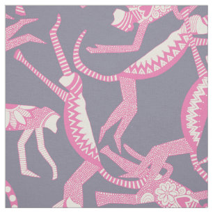 monkey violet fabric