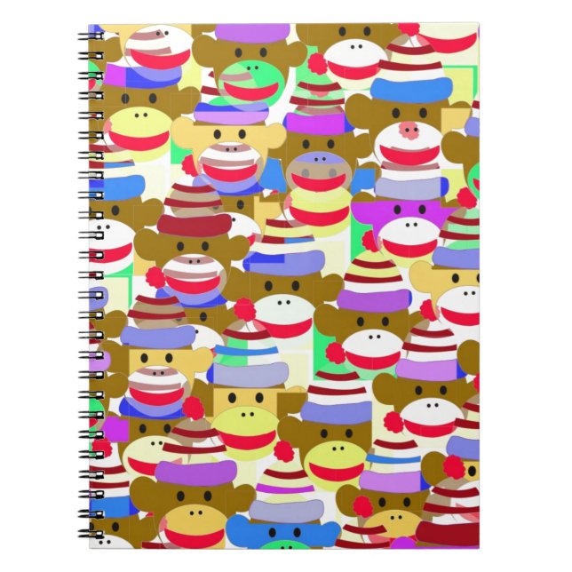 Monkey Wallpaper. Spiral Notebook (Front)