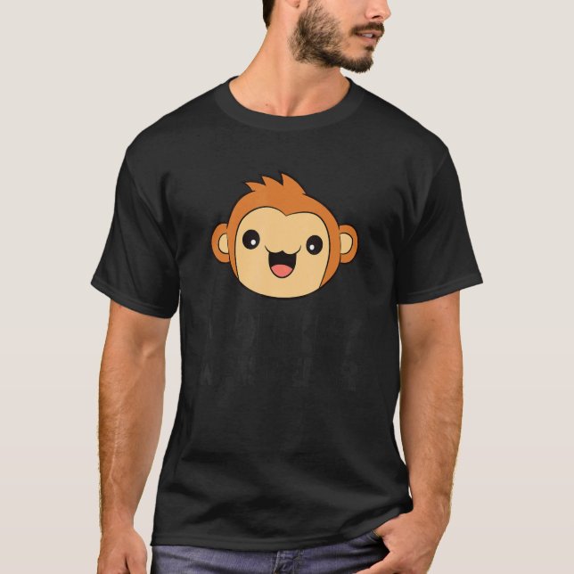Monkey Whisperer Ape Monkey T-Shirt (Front)