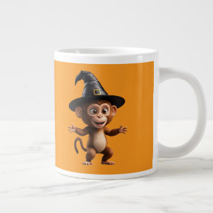 Monkey Witch Wizard Large Coffee Mug