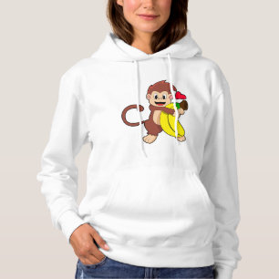Monkey with Banana Hoodie