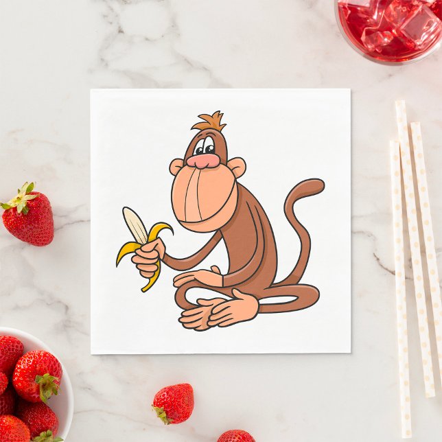 Monkey With Banana Napkin (Creator Uploaded)