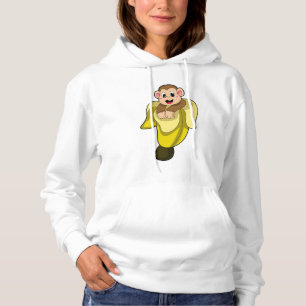 Monkey with Banana peel Hoodie