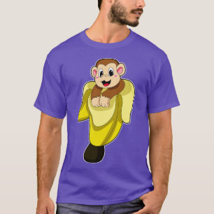 Monkey with Banana peel T-Shirt