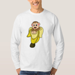 Monkey with Banana peel T-Shirt