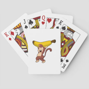 Monkey with Banana Playing Cards