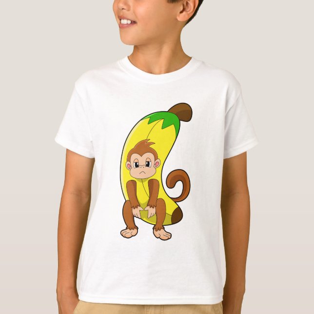 Monkey with Banana T-Shirt (Front)