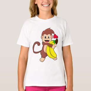 Monkey with Banana T-Shirt