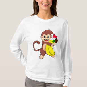 Monkey with Banana T-Shirt