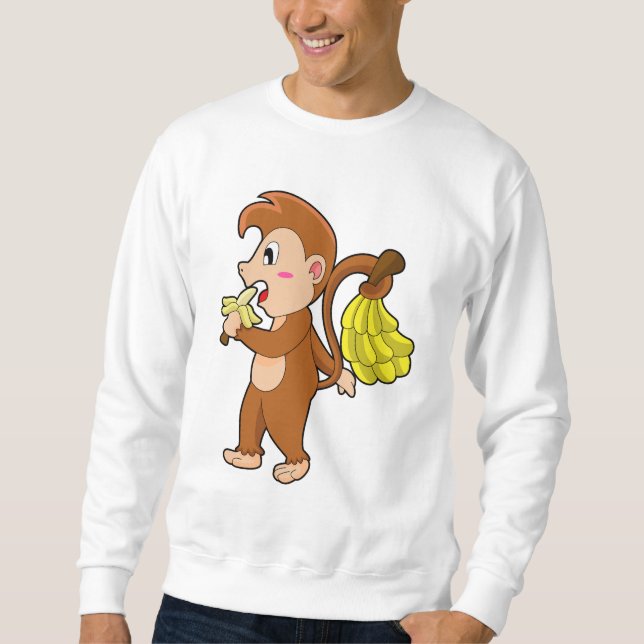 Monkey with Bananas Sweatshirt (Front)