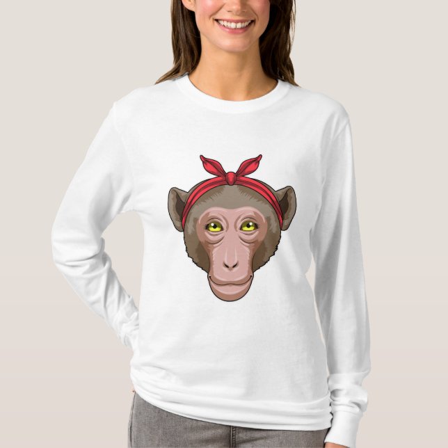 Monkey with Bandanna T-Shirt (Front)