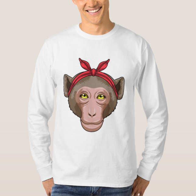 Monkey with Bandanna T-Shirt (Front)