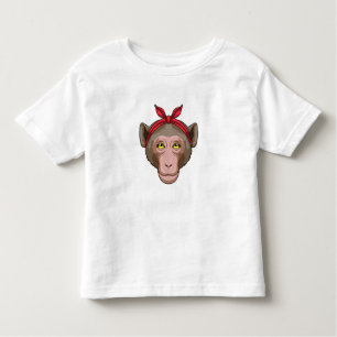 Monkey with Bandanna Toddler T-Shirt