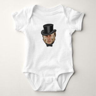 Monkey with Cylinder Baby Bodysuit